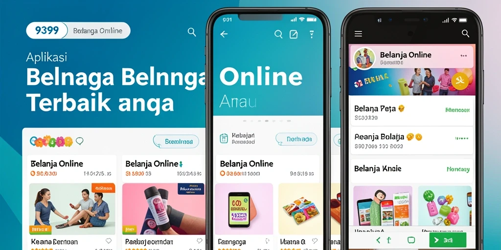 Tampilan antarmuka pengguna aplikasi Belanja Online 9399 yang intuitif.