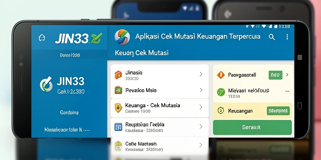 Tampilan antarmuka JIN33 dengan fitur Cek Mutasi yang jelas.
